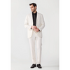 Tiavllya Casual Men's 2 Pieces Mens Suit Notch Lapel Linen For Wedding (Blazer+Pants)