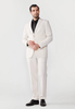 Tiavllya Casual Men's 2 Pieces Mens Suit Notch Lapel Linen For Wedding (Blazer+Pants)