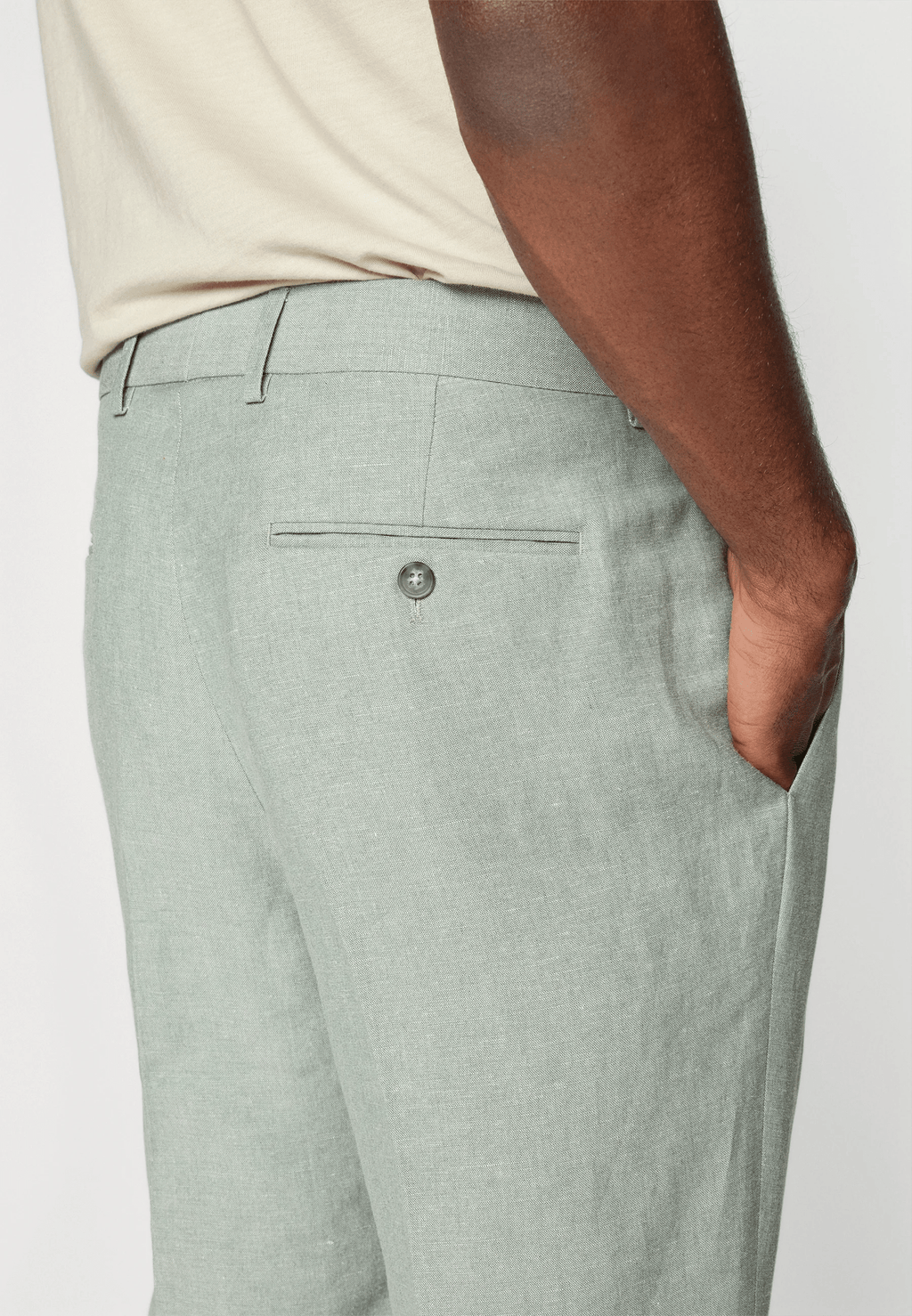 Tiavllya Casual Men's 2 Pieces Mens Suit Notch Lapel Linen For Wedding (Blazer+Pants)