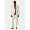 Tiavllya Casual Men's 2 Pieces Mens Suit Notch Lapel Linen For Wedding (Blazer+Pants)