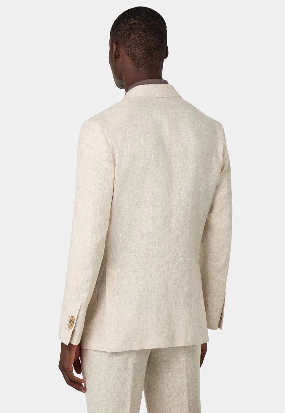 Tiavllya Casual Men's 2 Pieces Mens Suit Notch Lapel Linen For Wedding (Blazer+Pants)