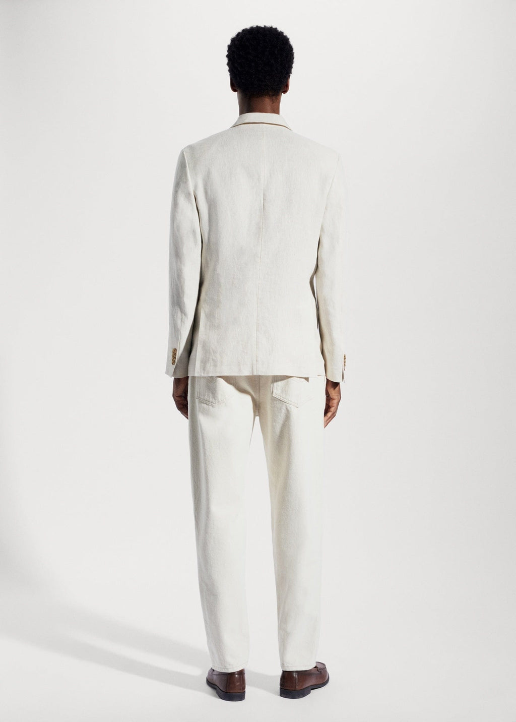 Tiavllya Casual Men's 2 Pieces Mens Suit Notch Lapel Linen For Wedding (Blazer+Pants)