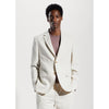 Tiavllya Casual Men's 2 Pieces Mens Suit Notch Lapel Linen For Wedding (Blazer+Pants)