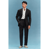 Tiavllya Casual Men's 2 Pieces Mens Suit Peak Lapel Linen For Wedding (Blazer+Pants)