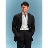 Tiavllya Casual Men's 2 Pieces Mens Suit Peak Lapel Linen For Wedding (Blazer+Pants)