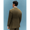 Tiavllya Casual Men's 2 Pieces Mens Suit Peak Lapel Linen For Wedding (Blazer+Pants)