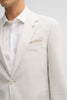Tiavllya Casual Men's 3 Pieces Mens Suit Notch Lapel Linen For Wedding (Blazer+vest+Pants)