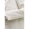 Tiavllya Casual Men's 3 Pieces Mens Suit Notch Lapel Linen For Wedding (Blazer+vest+Pants)