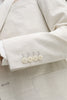Tiavllya Casual Men's 3 Pieces Mens Suit Notch Lapel Linen For Wedding (Blazer+vest+Pants)