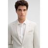 Tiavllya Casual Men's 3 Pieces Mens Suit Notch Lapel Linen For Wedding (Blazer+vest+Pants)