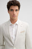 Tiavllya Casual Men's 3 Pieces Mens Suit Notch Lapel Linen For Wedding (Blazer+vest+Pants)