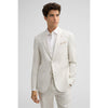 Tiavllya Casual Men's 3 Pieces Mens Suit Notch Lapel Linen For Wedding (Blazer+vest+Pants)