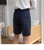 Tiavllya Casual Men's Short Pants Cotton Linen For Beach Wedding