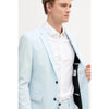 Tiavllya Fashion 2 Piece Men's Suit Flat Notch Lapel Wedding Lapel (Blazer + Pants)