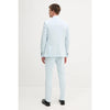 Tiavllya Fashion 2 Piece Men's Suit Flat Notch Lapel Wedding Lapel (Blazer + Pants)