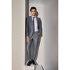 Tiavllya Fashion 2 Piece Men's Suit Flat Notch Lapel Wedding Lapel (Blazer + Pants)