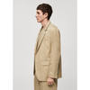 Tiavllya Fashion 2 Piece Men's Suit Flat Notch Lapel Wedding Lapel (Blazer + Pants)
