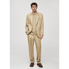 Tiavllya Fashion 2 Piece Men's Suit Flat Notch Lapel Wedding Lapel (Blazer + Pants)