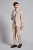Tiavllya Fashion 2 Piece Men's Suit Flat Notch Lapel Wedding Lapel (Blazer + Pants)