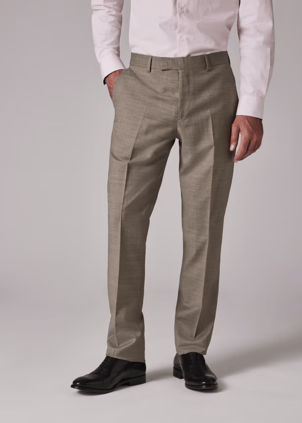 Tiavllya Fashion 2 Piece Men's Suit Flat Notched Wedding Lapel (Blazer + Pants)