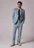 Tiavllya Fashion 2 Piece Men's Suit Flat Notched Wedding Lapel (Blazer + Pants)
