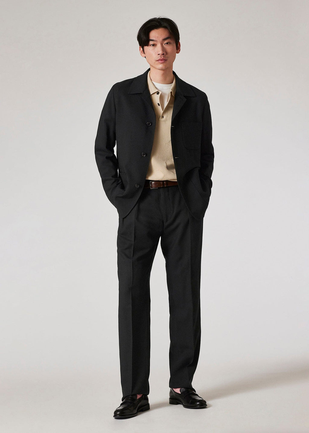 Tiavllya Fashion 2 Piece Men's Suit Flat Notched Wedding Lapel (Blazer + Pants)