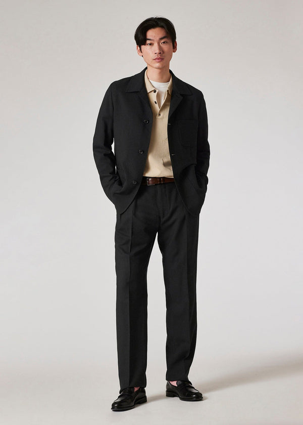 Tiavllya Fashion 2 Piece Men's Suit Flat Notched Wedding Lapel (Blazer + Pants)