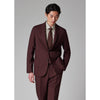 Tiavllya Fashion 2 Piece Men's Suit Flat Notched Wedding Lapel (Blazer + Pants)