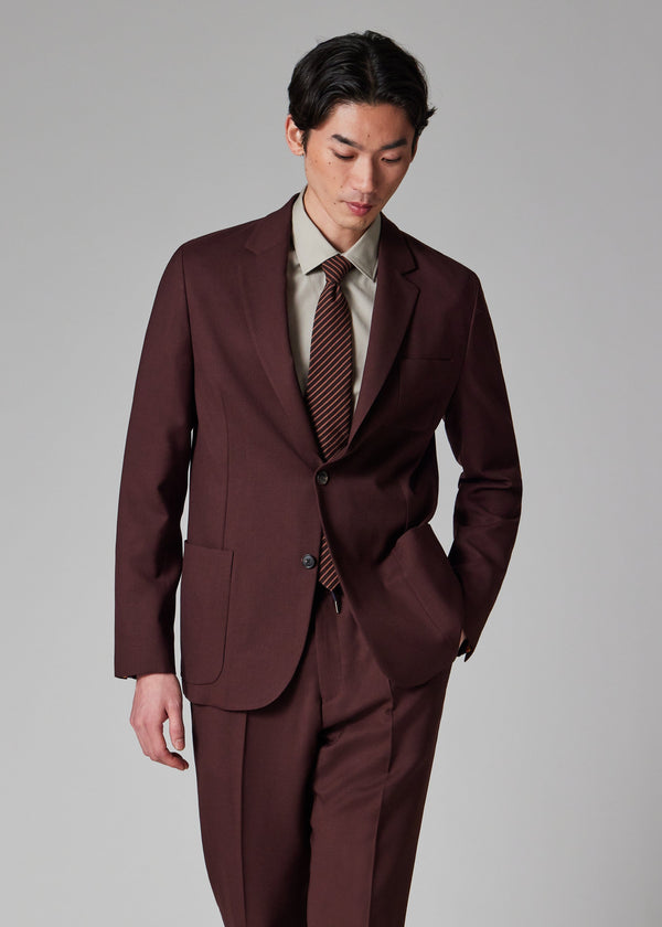 Tiavllya Fashion 2 Piece Men's Suit Flat Notched Wedding Lapel (Blazer + Pants)