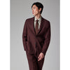 Tiavllya Fashion 2 Piece Men's Suit Flat Notched Wedding Lapel (Blazer + Pants)