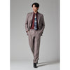 Tiavllya Fashion 2 Piece Men's Suit Flat Notched Wedding Lapel (Blazer + Pants)