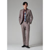 Tiavllya Fashion 2 Piece Men's Suit Flat Notched Wedding Lapel (Blazer + Pants)