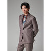 Tiavllya Fashion 2 Piece Men's Suit Flat Notched Wedding Lapel (Blazer + Pants)