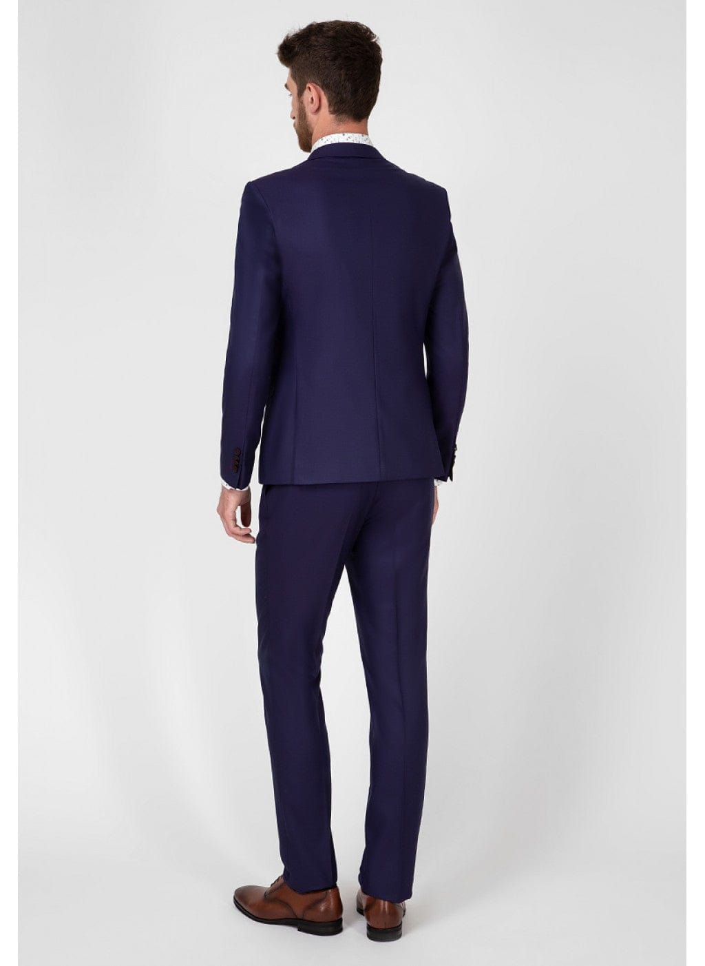 Tiavllya Fashion 2 Piece Men's Suit Flat Notched Wedding Lapel (Blazer + Pants)