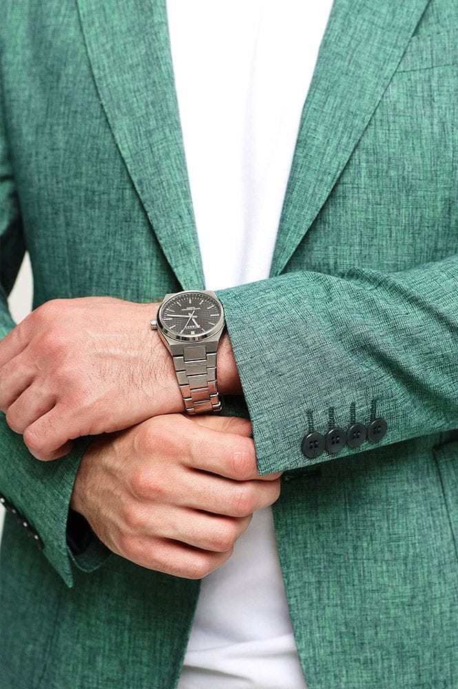 Tiavllya Fashion 2 Piece Men's Suit Flat Notched Wedding Lapel (Blazer + Pants)