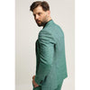 Tiavllya Fashion 2 Piece Men's Suit Flat Notched Wedding Lapel (Blazer + Pants)
