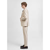 Tiavllya Fashion 2 Piece Men's Suit Flat Notched Wedding Lapel (Blazer + Pants)