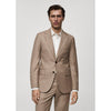 Tiavllya Fashion 2 Piece Men's Suit Flat Notched Wedding Lapel (Blazer + Pants)