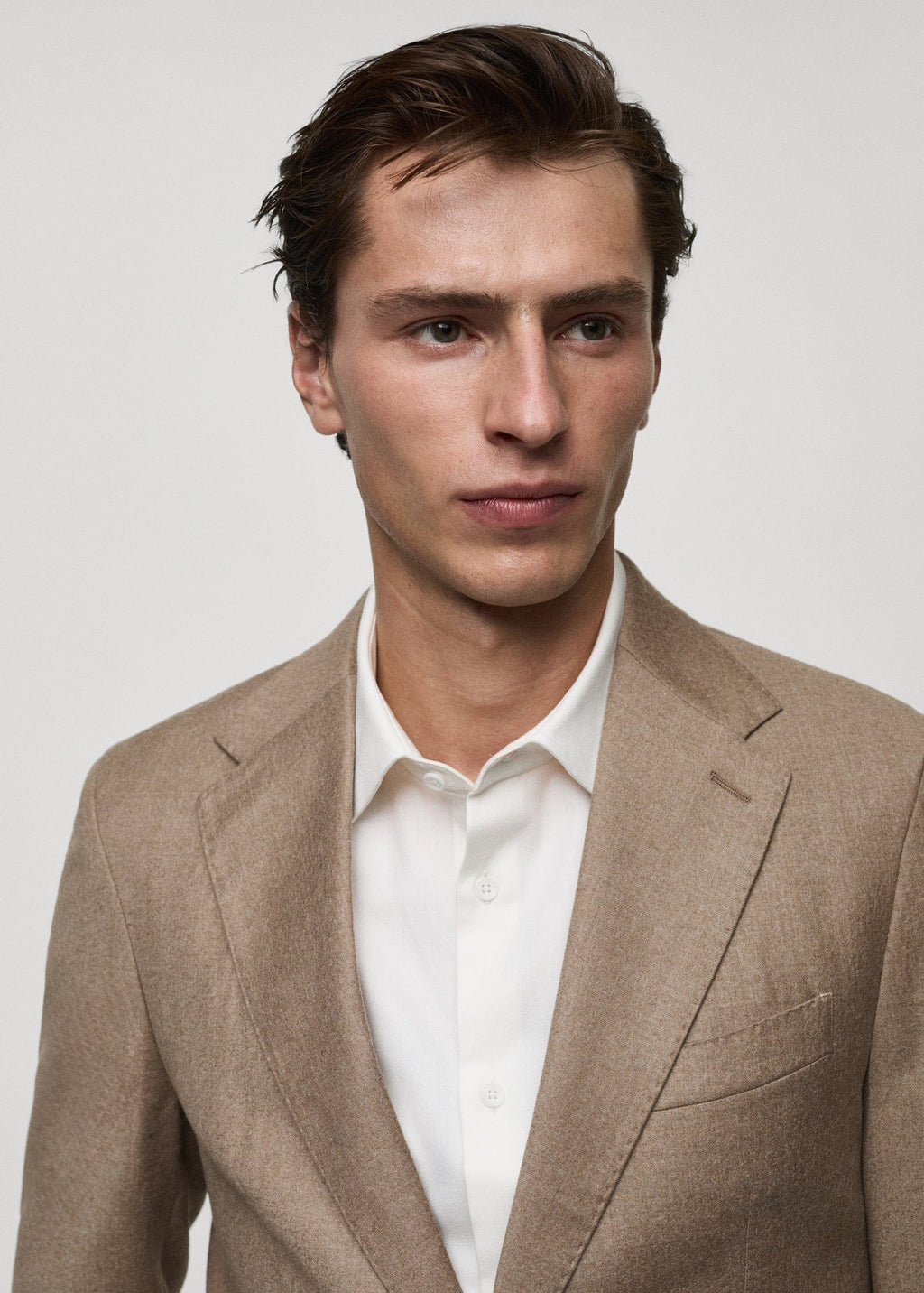 Tiavllya Fashion 2 Piece Men's Suit Flat Notched Wedding Lapel (Blazer + Pants)