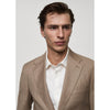 Tiavllya Fashion 2 Piece Men's Suit Flat Notched Wedding Lapel (Blazer + Pants)