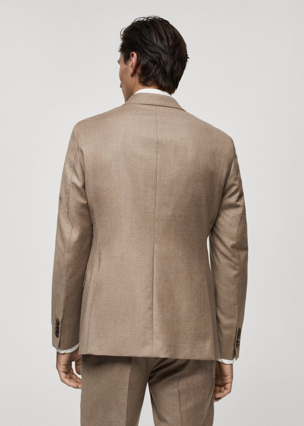 Tiavllya Fashion 2 Piece Men's Suit Flat Notched Wedding Lapel (Blazer + Pants)