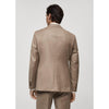 Tiavllya Fashion 2 Piece Men's Suit Flat Notched Wedding Lapel (Blazer + Pants)
