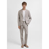 Tiavllya Fashion 2 Piece Men's Suit Flat Notched Wedding Lapel (Blazer + Pants)
