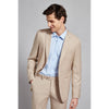 Tiavllya Fashion 2 Piece Men's Suit Flat Notched Wedding Lapel (Blazer + Pants)
