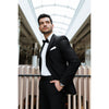 Tiavllya Fashion 2 Piece Men's Suit Flat Notched Wedding Lapel (Blazer + Pants)