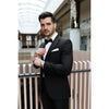 Tiavllya Fashion 2 Piece Men's Suit Flat Notched Wedding Lapel (Blazer + Pants)