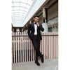 Tiavllya Fashion 2 Piece Men's Suit Flat Notched Wedding Lapel (Blazer + Pants)