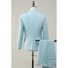 Tiavllya Fashion 2 Piece Men's Suit Flat Notched Wedding Lapel (Blazer + Pants)