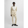 Tiavllya Fashion 2 Pieces Mens Beige Suit Peak Lapel For Wedding (Blazer+Pants)