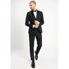 Tiavllya Fashion 2 Pieces Mens Black Suit Peak Lapel For Wedding (Blazer+Pants)